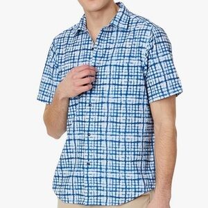 Tommy Bahama Blue Plaid Short-Sleeve Shirt SOLD OUT
